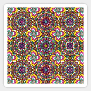 Geometric Floral Art Magnet